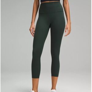 lululemon Wunder Train High-Rise Crop 23" Legacy Green - sz 6 - LIKE brand new